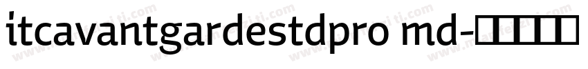 itcavantgardestdpro md字体转换